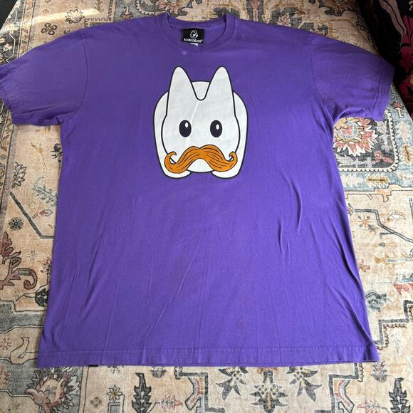 Kidrobot Y2k Streetwear Nerdy Internet T-shirt Made in USA Men's Graphic Size XL - Picture 1 of 11